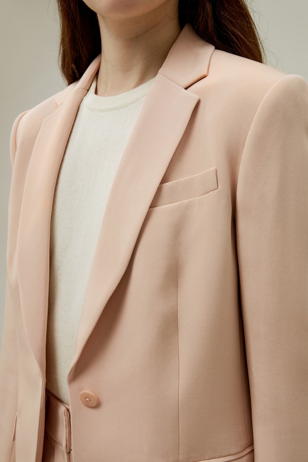 Lilysilk Mahogany Rose Silk Blazer