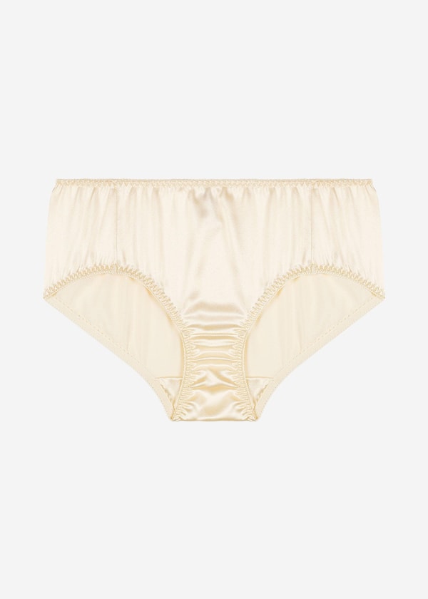 Lilysilk Mid-Waist Silk Bikini Underwear