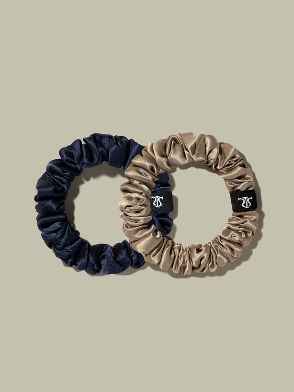 lilysilk Minnie Classic Silk Scrunchies Set