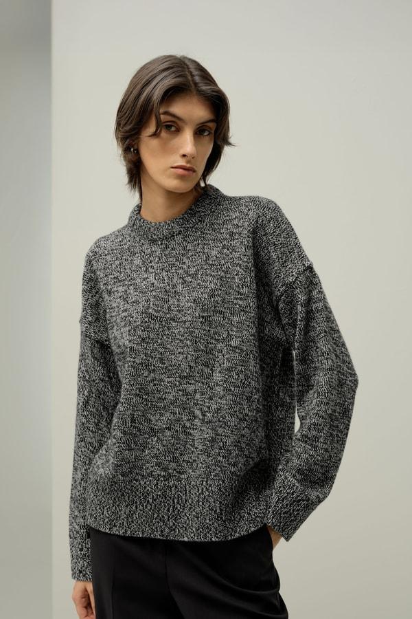 lilysilk Oversized Crewneck Wool-Cashmere Sweater