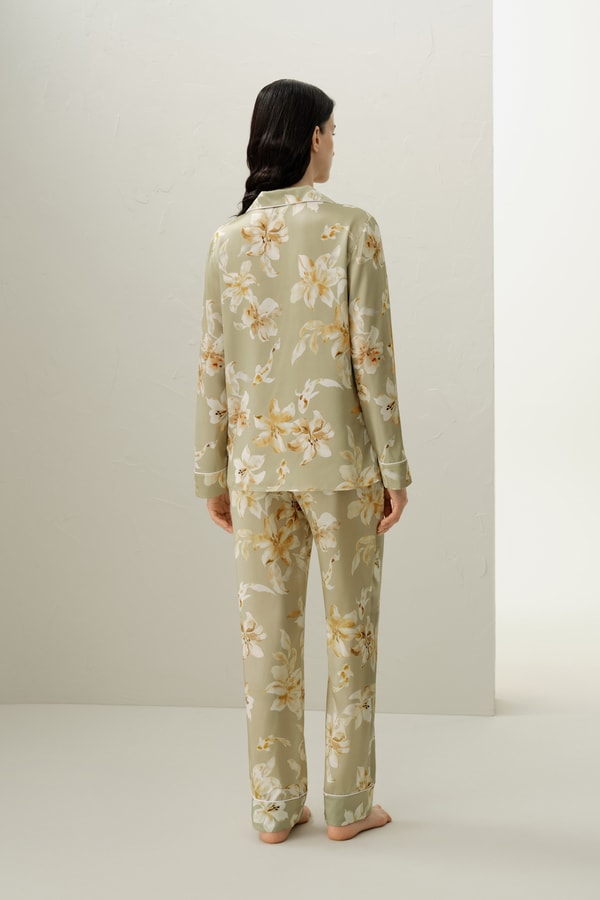 Lilysilk Pisces Zodiac Classic Silk Pajama Set