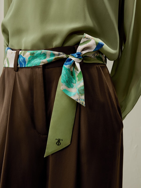 lilysilk Praslin Painting Silk Scarf