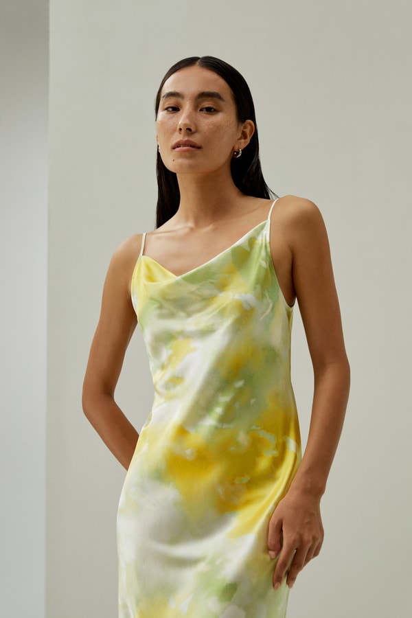 Lilysilk Print Silk Cami Dress