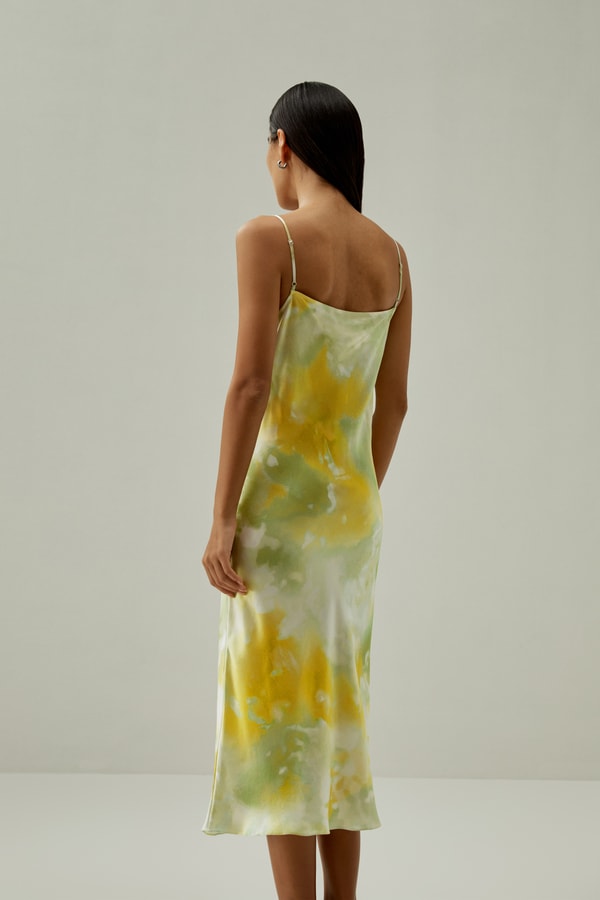 Lilysilk Print Silk Cami Dress