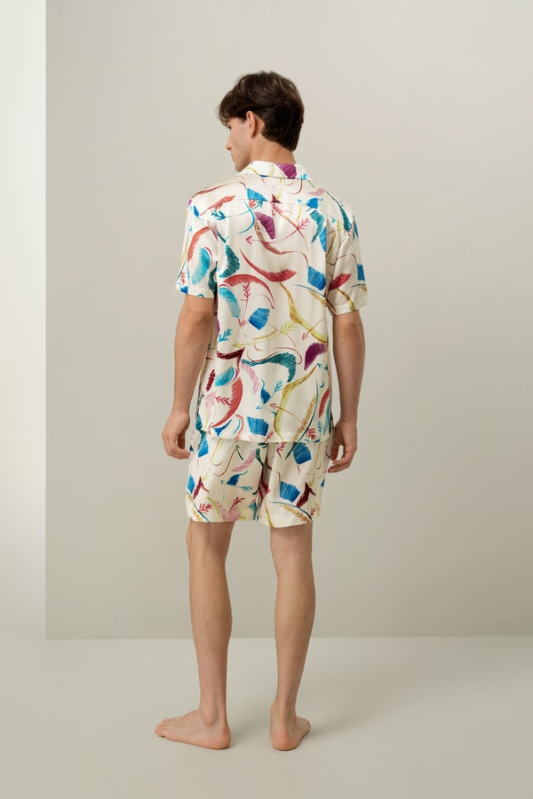 Lilysilk Sagittarius Men’s Short Silk Pajama Set