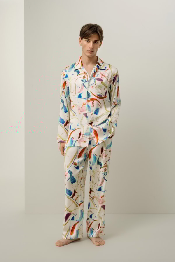 lilysilk Sagittarius Men’s Silk Pajama Set