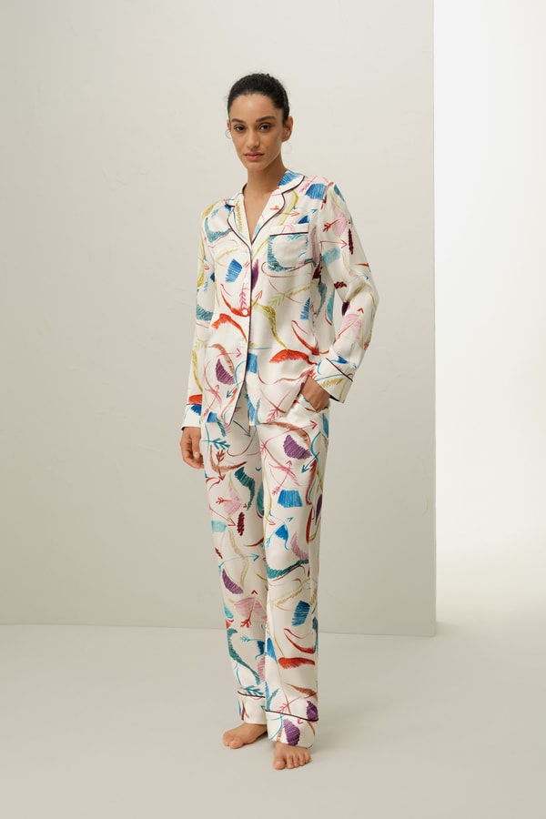 lilysilk Sagittarius Zodiac Silk Pajama Set