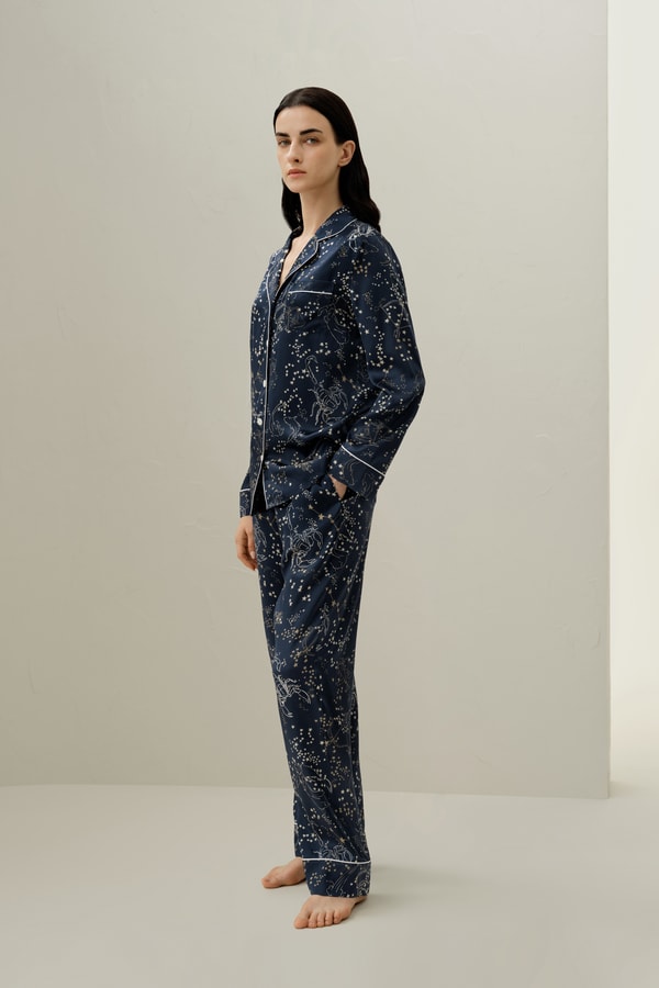Lilysilk Scorpio Zodiac Classic Silk Pajama Set