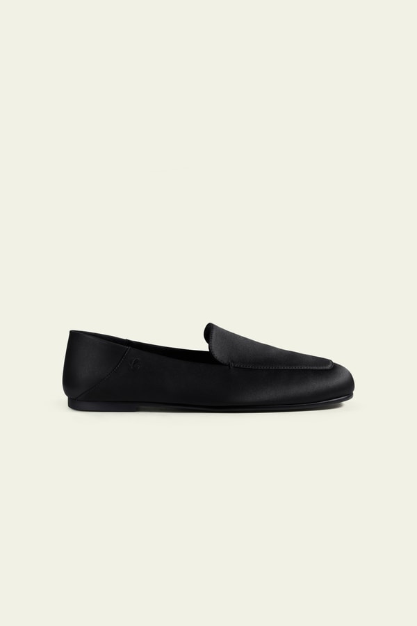 Lilysilk Serena Silk Leather Loafers