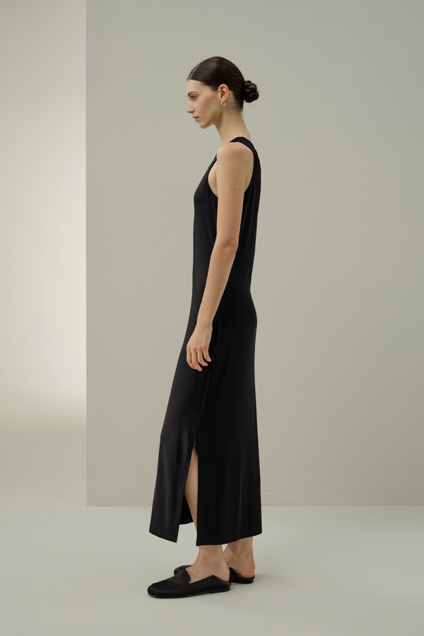 Lilysilk Silk Breeze Jersey Bodycon Maxi Dress