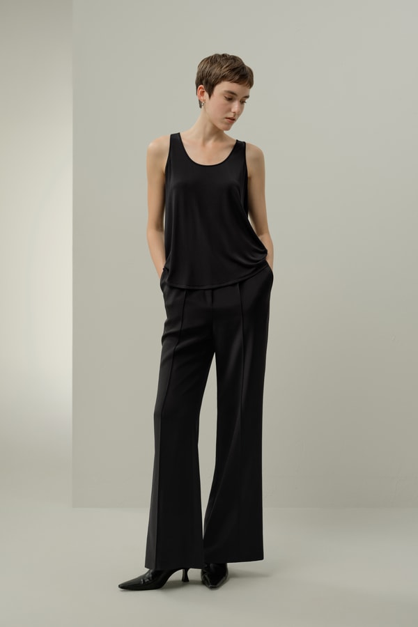 lilysilk Silk Breeze Jersey Scoop Tank Top