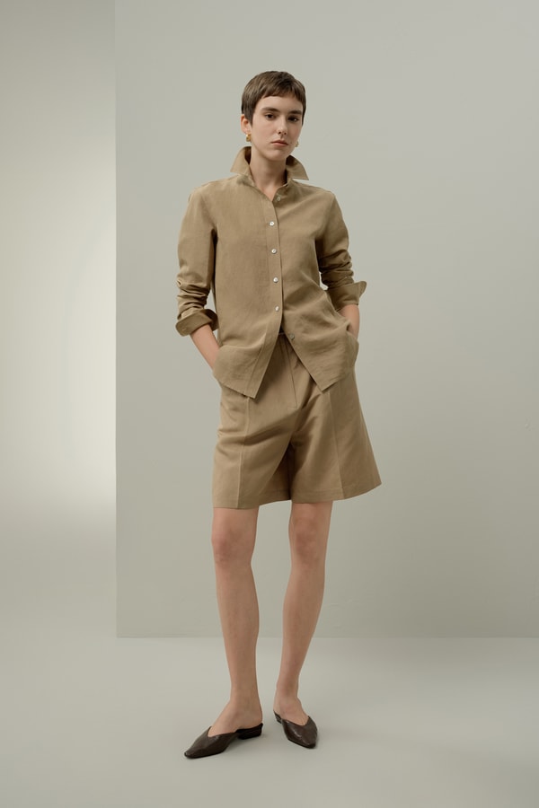 lilysilk Silk-Linen Blend Shirt