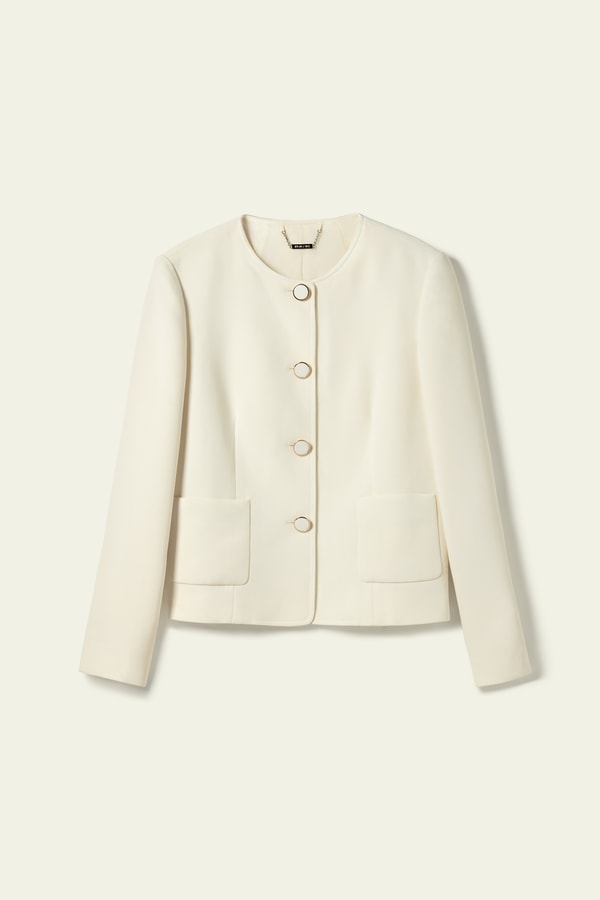 Lilysilk Tailored Silk Boxy Jacket