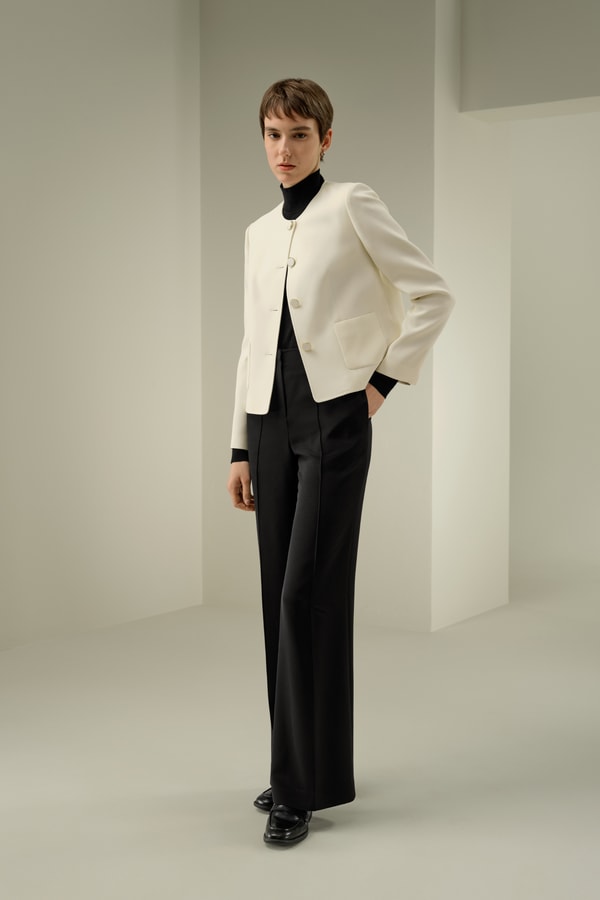 Lilysilk Tailored Silk Boxy Jacket