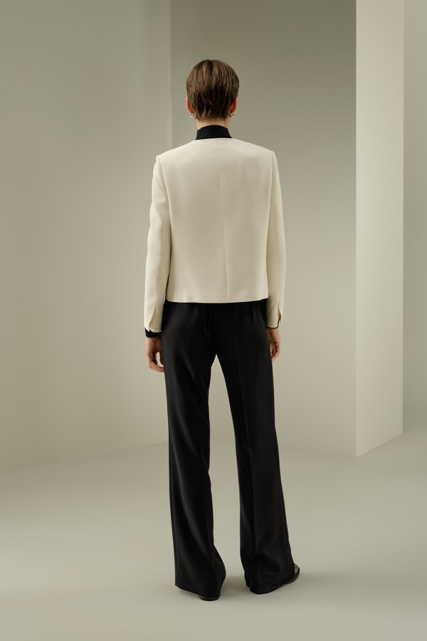 Lilysilk Tailored Silk Boxy Jacket