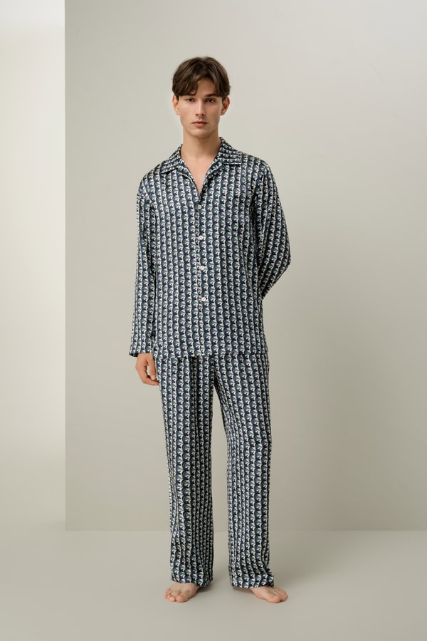 lilysilk Taurus Men's Zodiac Silk Pajama Set