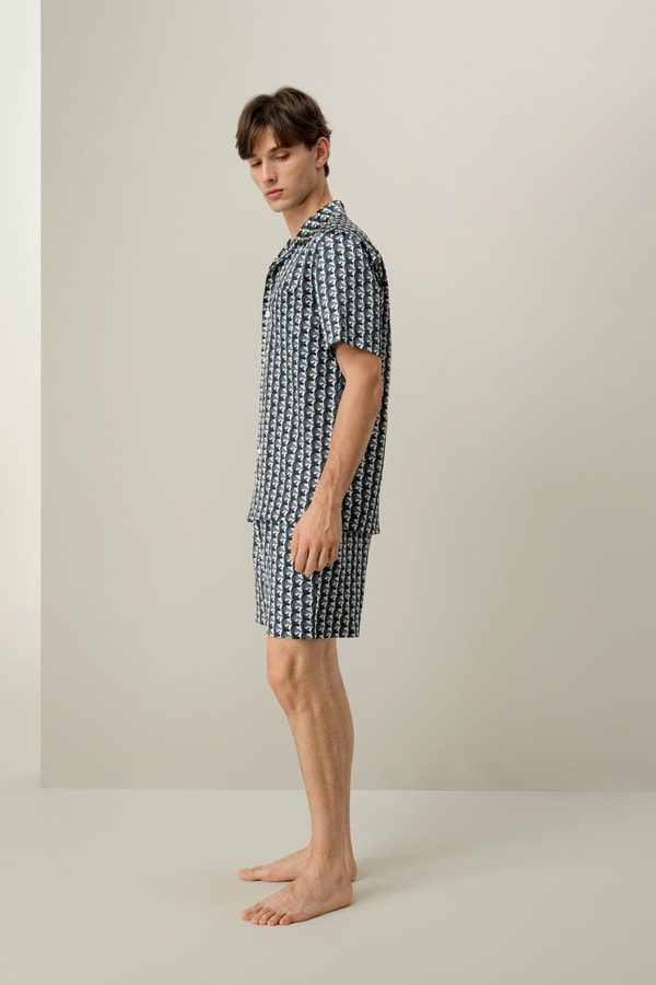 Lilysilk Taurus Zodiac Men's Silk Short Set