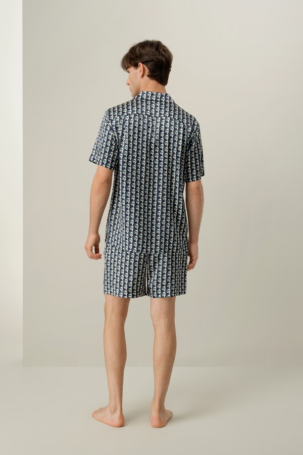 Lilysilk Taurus Zodiac Men's Silk Short Set