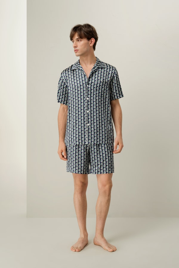 lilysilk Taurus Zodiac Men's Silk Short Set