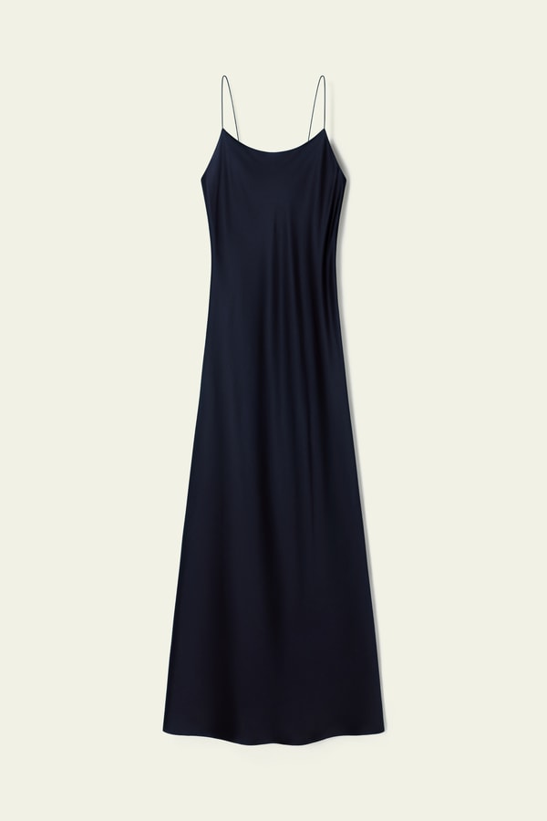 Lilysilk U-Neck Minimalist Slip Dress