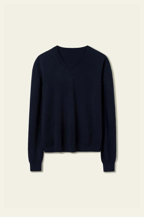Lilysilk V-Neck Baby Cashmere Sweater