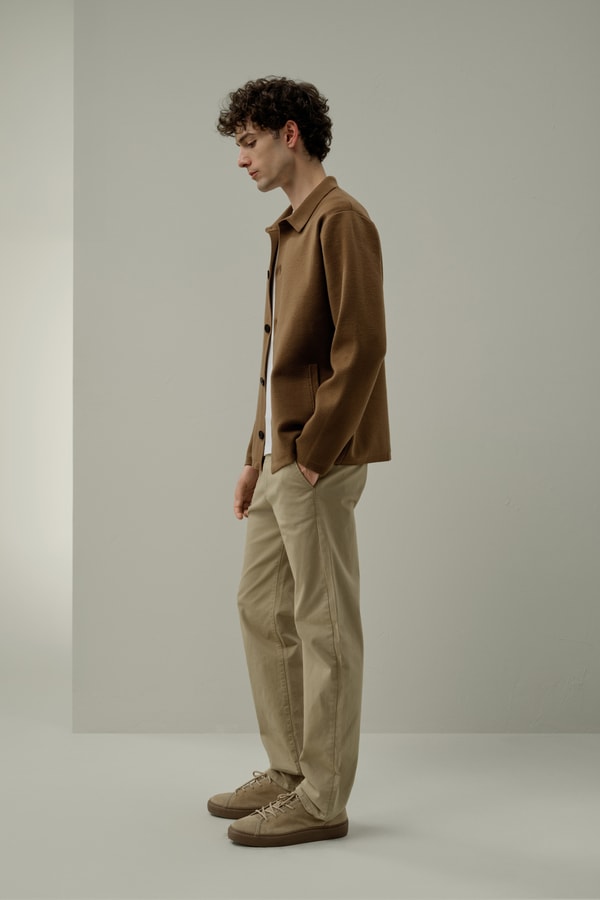 Lilysilk Washable Wool Men’s Milano Knit Jacket