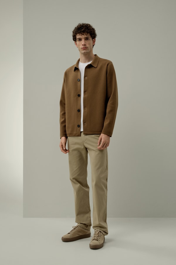 lilysilk Washable Wool Men’s Milano Knit Jacket