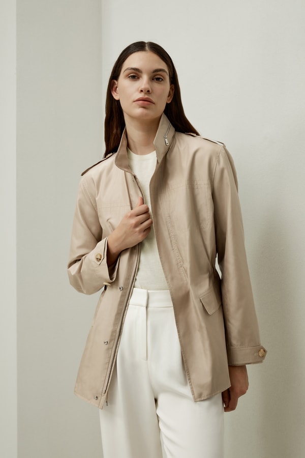 Lilysilk Water-Resistant Modern Utility Jacket