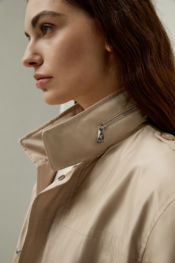 Lilysilk Water-Resistant Modern Utility Jacket