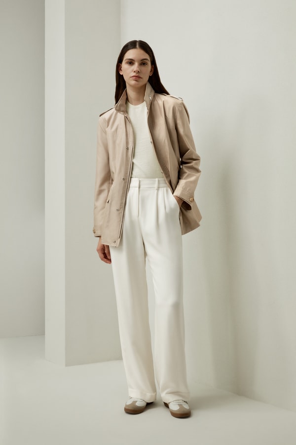 lilysilk Water-Resistant Modern Utility Jacket