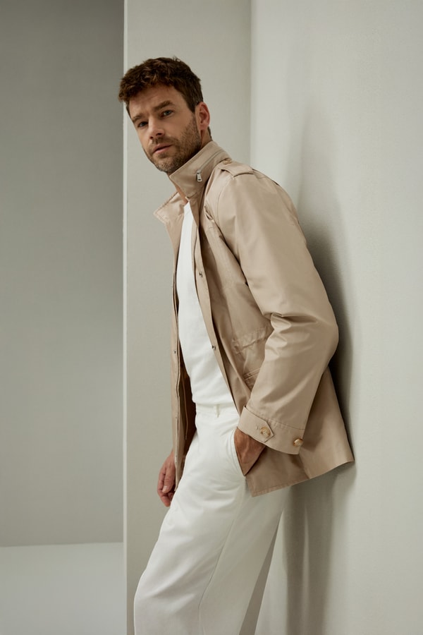 Lilysilk Water-Resistant Modern Utility Men Jacket