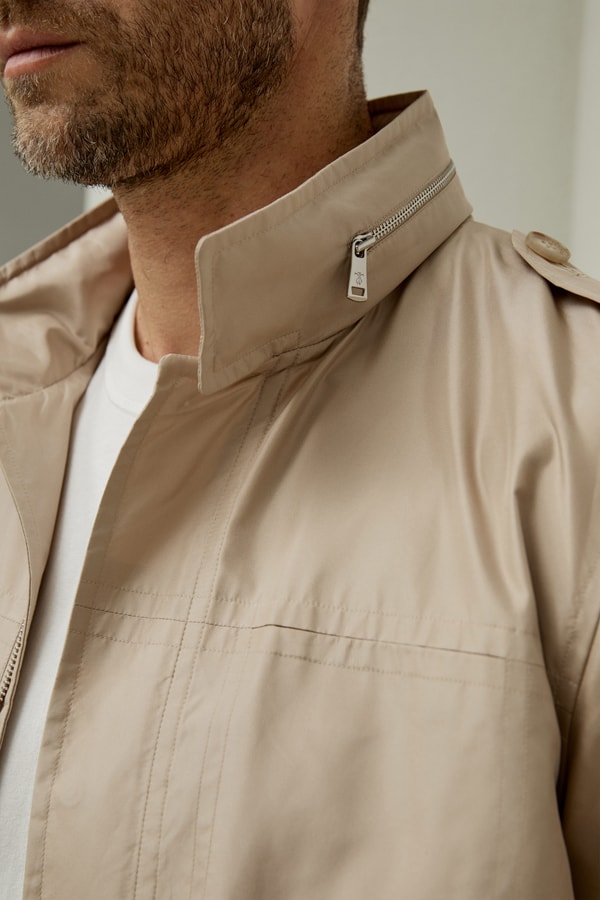 Lilysilk Water-Resistant Modern Utility Men Jacket