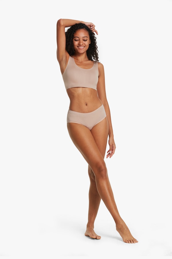 Lilysilk One-Size-Fits-Most Classic Wireless Silk Bra For Women