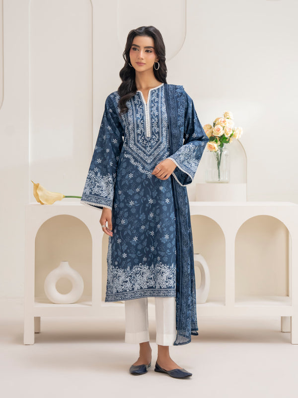 Limelight 2 Piece Cambric Suit-Paste Print (Unstitched)