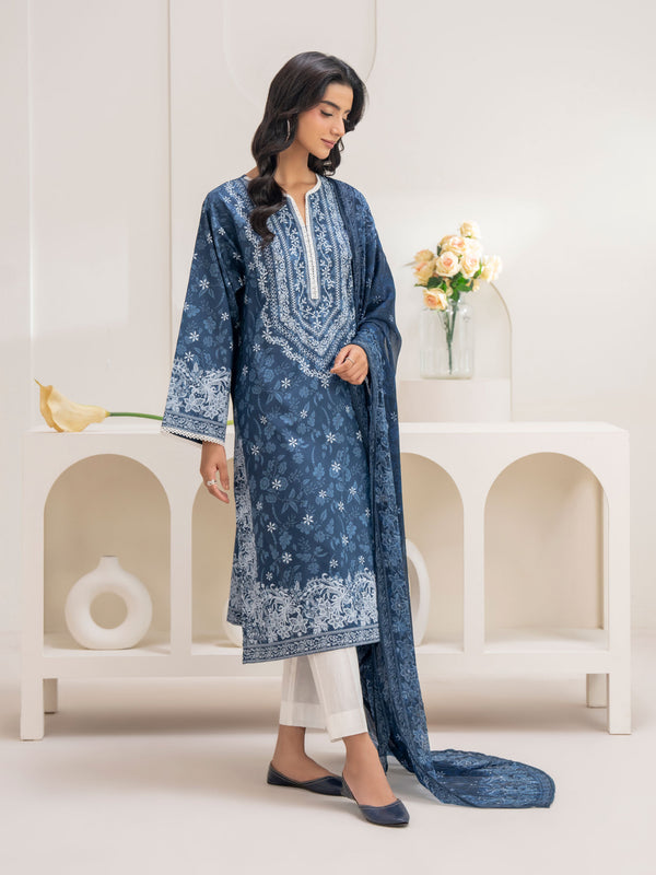 Limelight 2 Piece Cambric Suit-Paste Print (Unstitched)