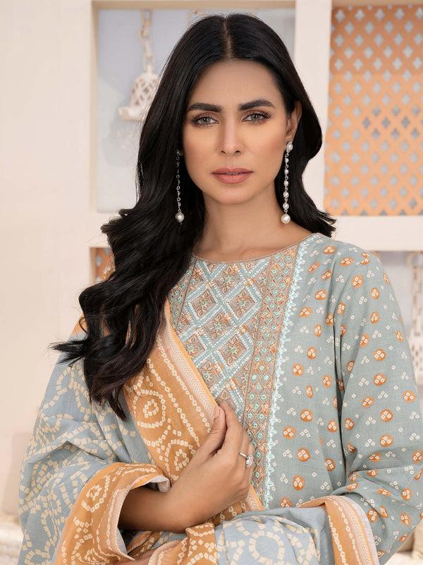 Limelight 2 Piece Khaddar Suit-Embroidered (Unstitched)