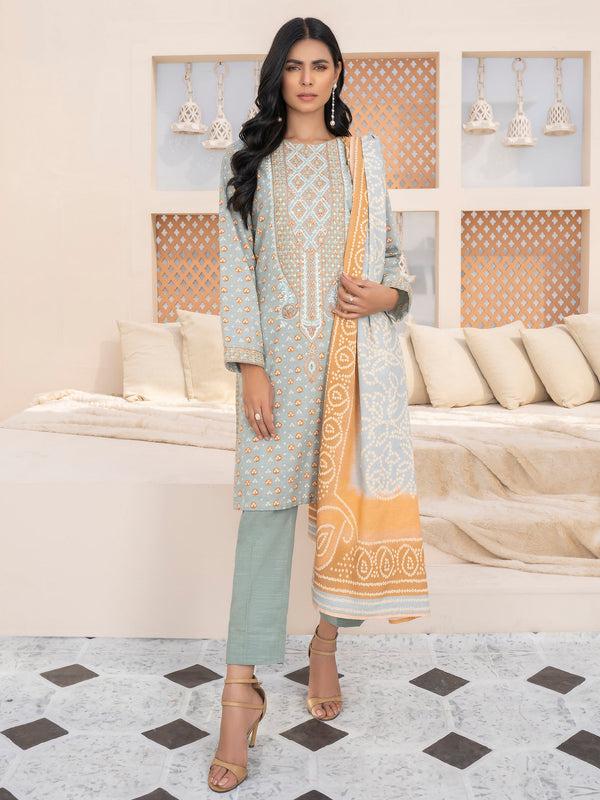 Limelight 2 Piece Khaddar Suit-Embroidered (Unstitched)