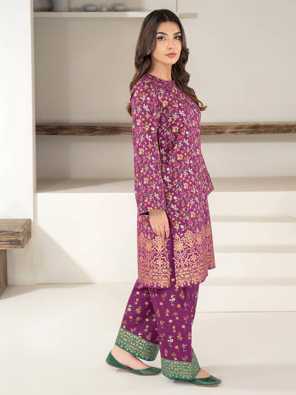 Limelight 2 Piece Khaddar Suit-Paste Print (Unstitched)