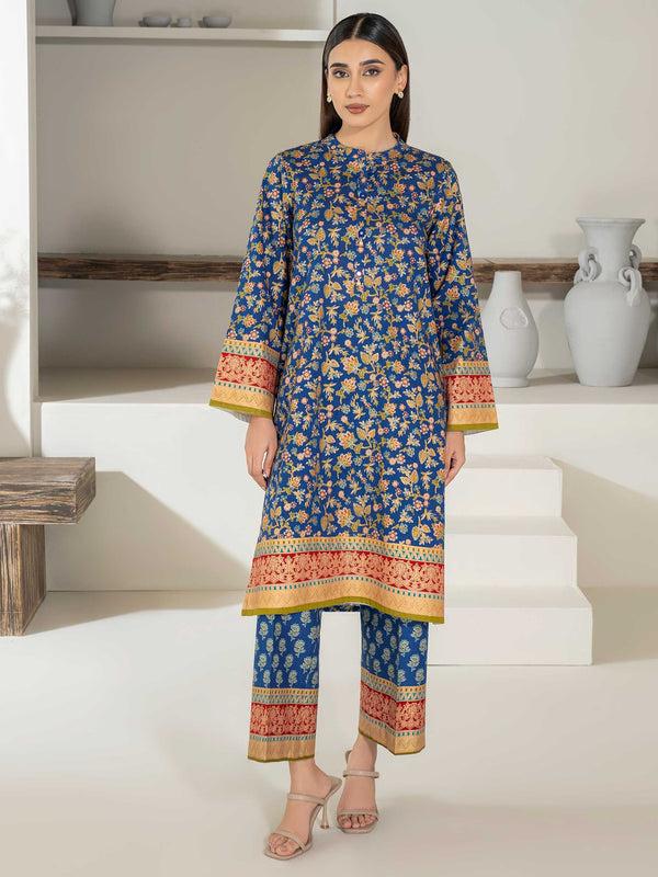 Limelight 2 Piece Khaddar Suit-Paste Print (Unstitched)