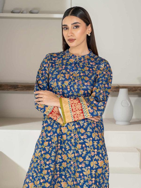 Limelight 2 Piece Khaddar Suit-Paste Print (Unstitched)