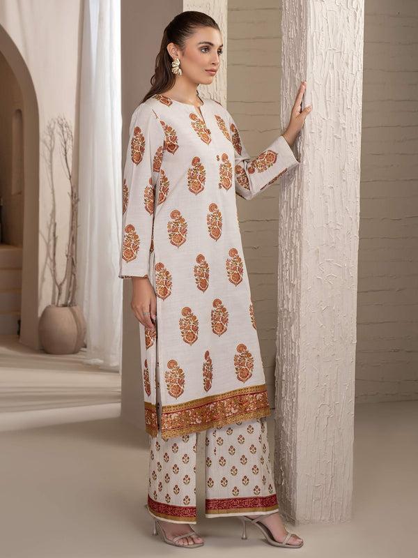 Limelight 2 Piece Khaddar Suit-Paste Print (Unstitched)