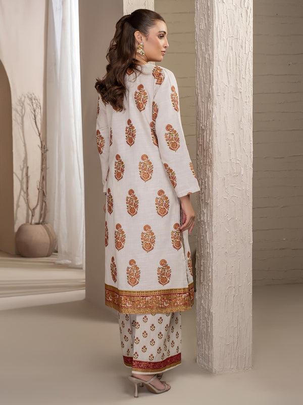 Limelight 2 Piece Khaddar Suit-Paste Print (Unstitched)