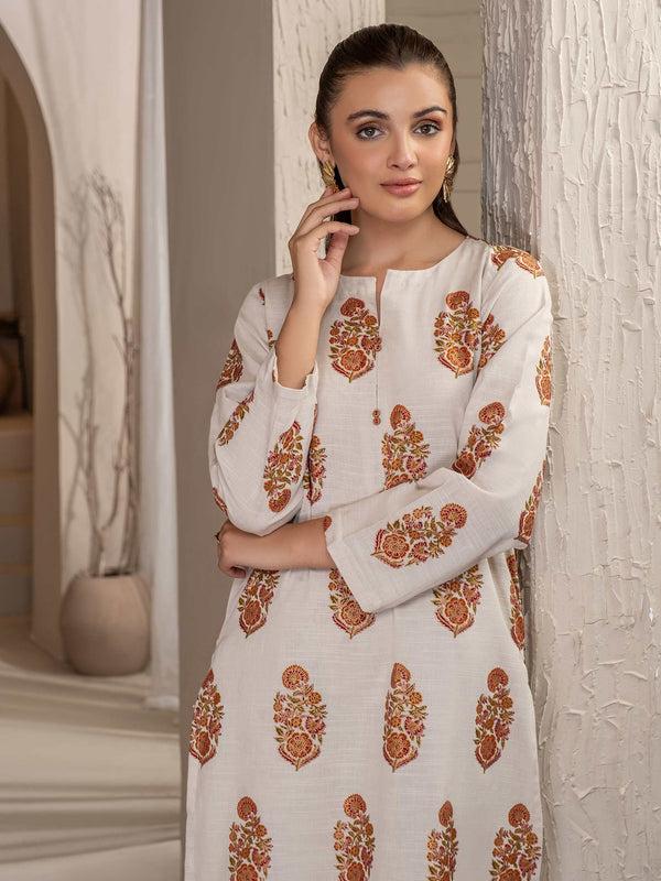 limelight 2 Piece Khaddar Suit-Paste Print (Unstitched)