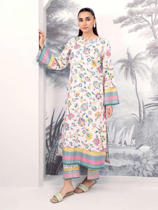 limelight 2 Piece Khaddar Suit-Paste Print (Unstitched)