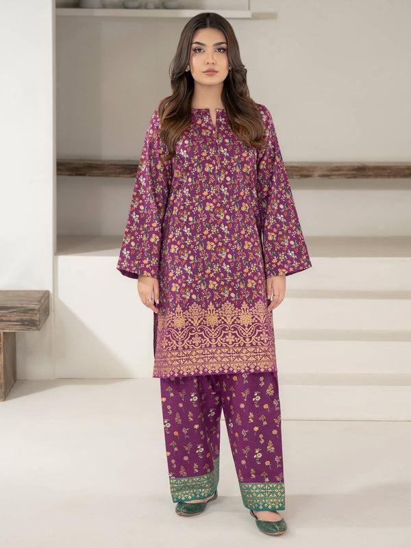 limelight 2 Piece Khaddar Suit-Paste Print (Unstitched)
