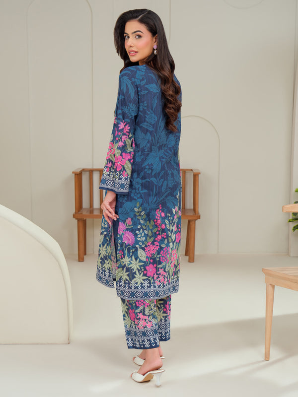 Limelight 2 Piece Lawn Suit-Printed (Unstitched) Blue