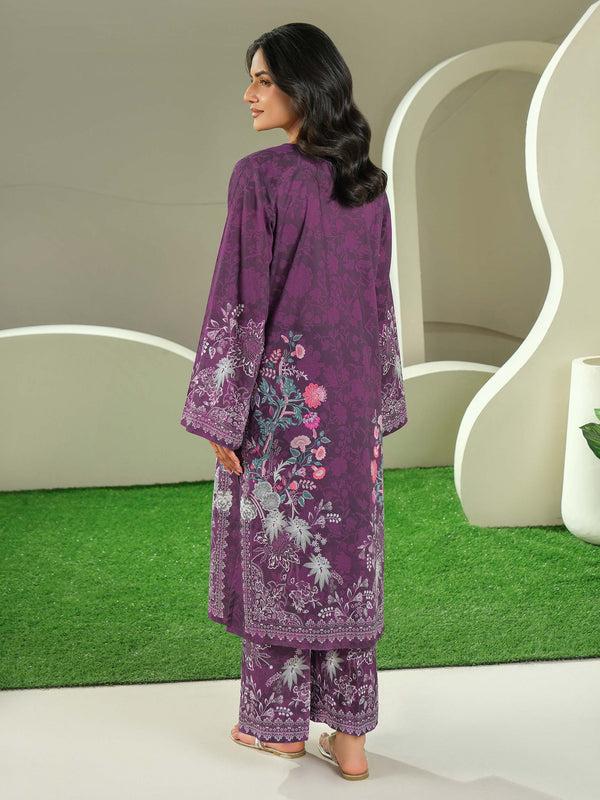 Limelight 2 Piece Lawn Suit-Printed (Unstitched) Purple