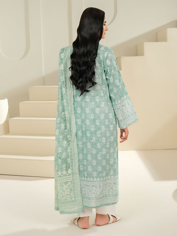 Limelight 2 Piece Lawn Suit-Printed (Unstitched) Sea Green