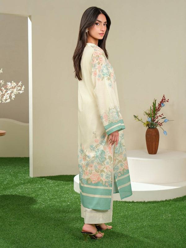 Limelight 2 Piece Lawn Suit-Printed (Unstitched) Yellow