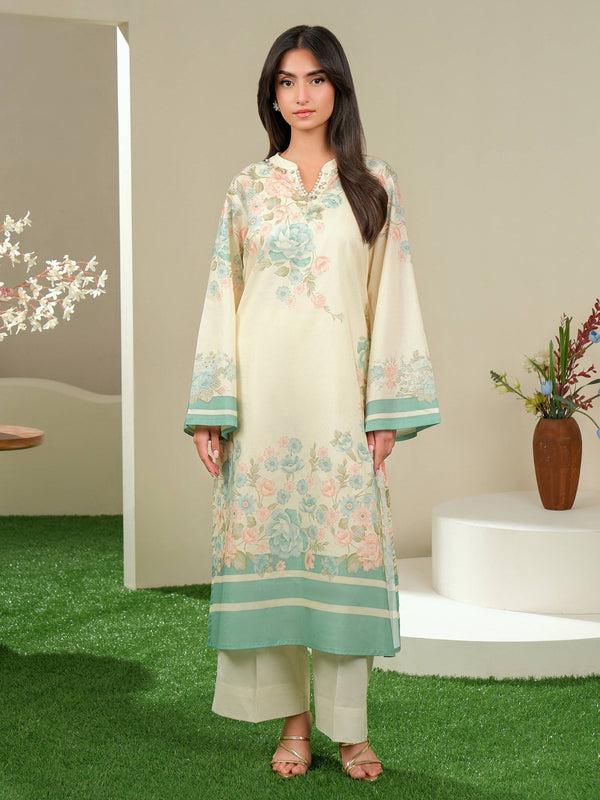 limelight 2 Piece Lawn Suit-Printed (Unstitched) Yellow
